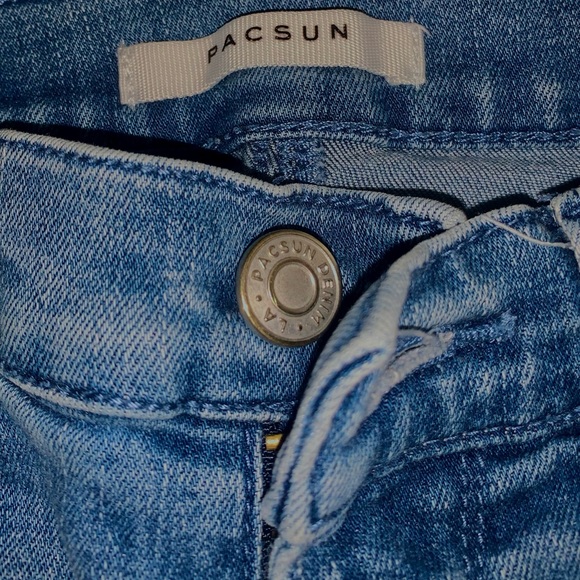 PacSun Perfect Blue Super High Waisted Jeggings - Picture 5 of 5
